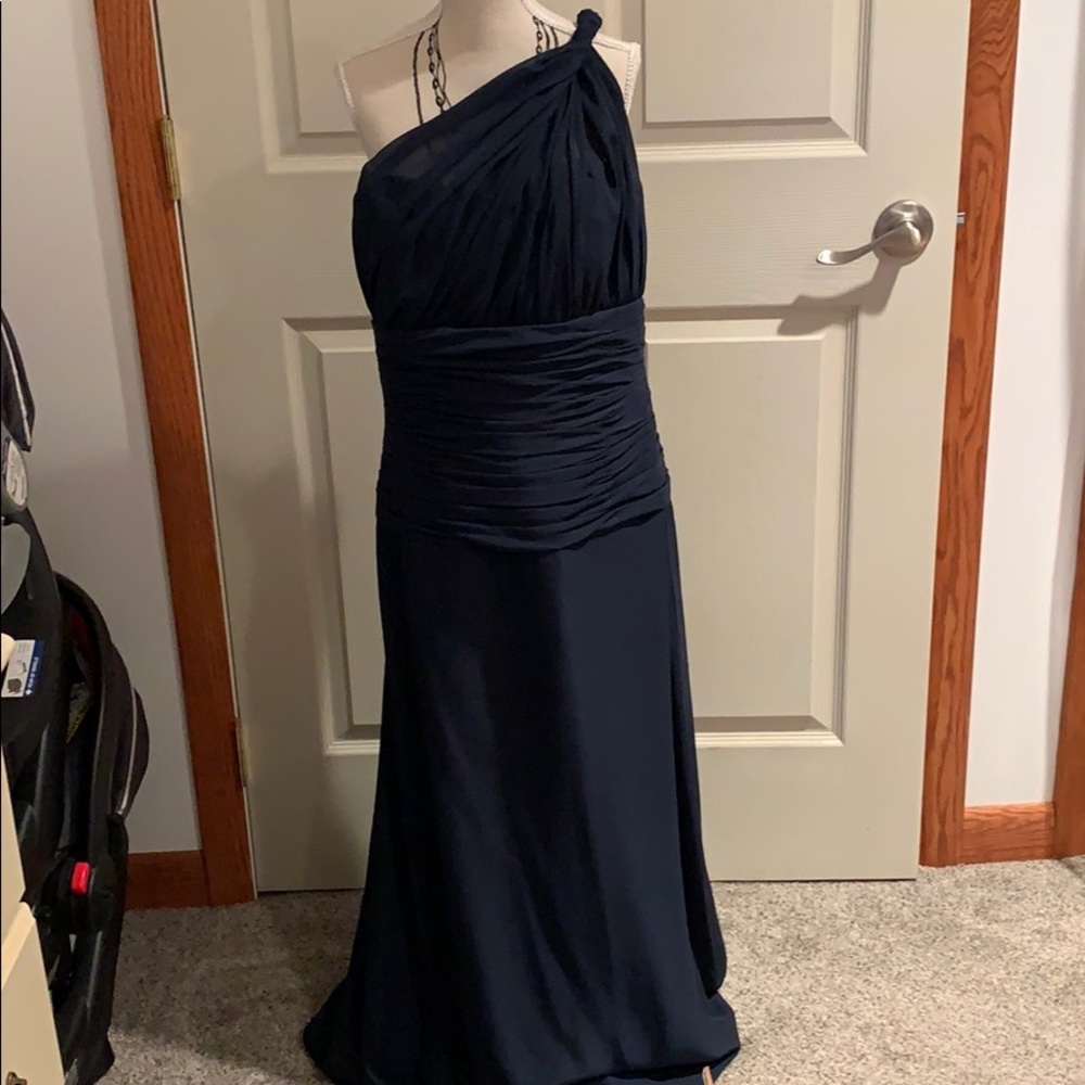 Jordan couture collection size 6 dress. Dark blue